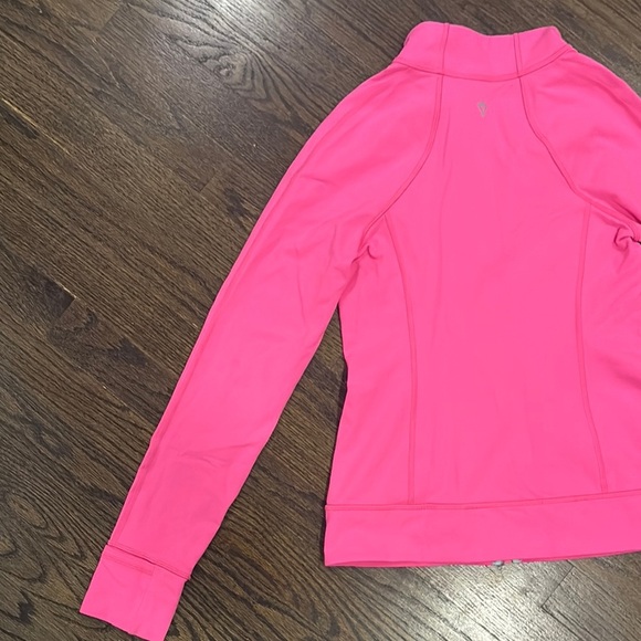 Juniors Pink Geometric Jacket by Ivivva- size 12 - Picture 7 of 10